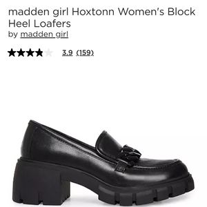 Madden girl hoxtonn women's block heel loafers